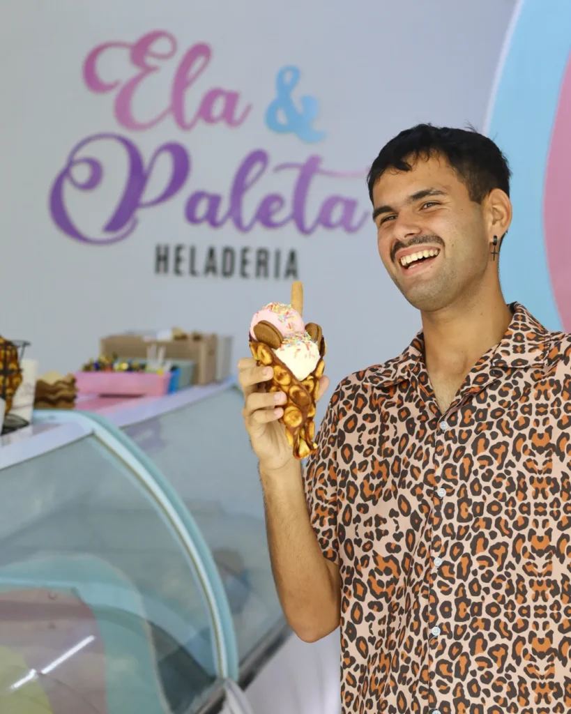 Bubble wafle y carcajada