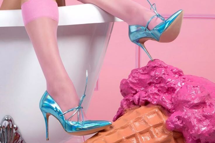 estética de helado en fotografía