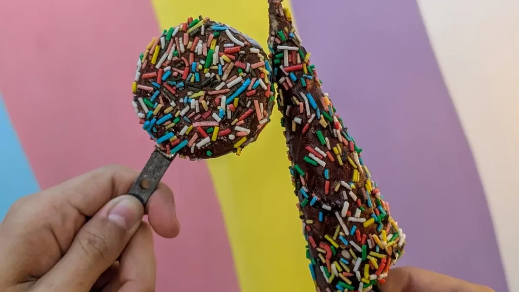 Arcoiris, estaciones y el helado que acompaña