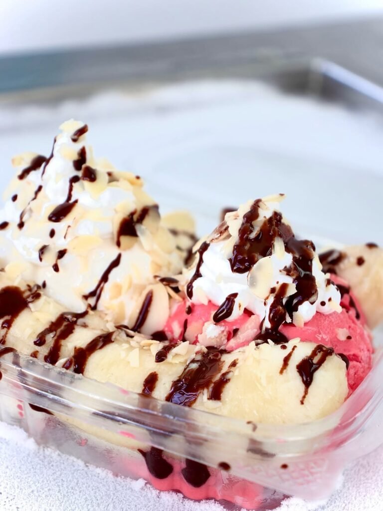 Banana split: sabor a verano